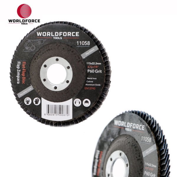 WORLDFORCE | Flap Zımpara 115mm P60