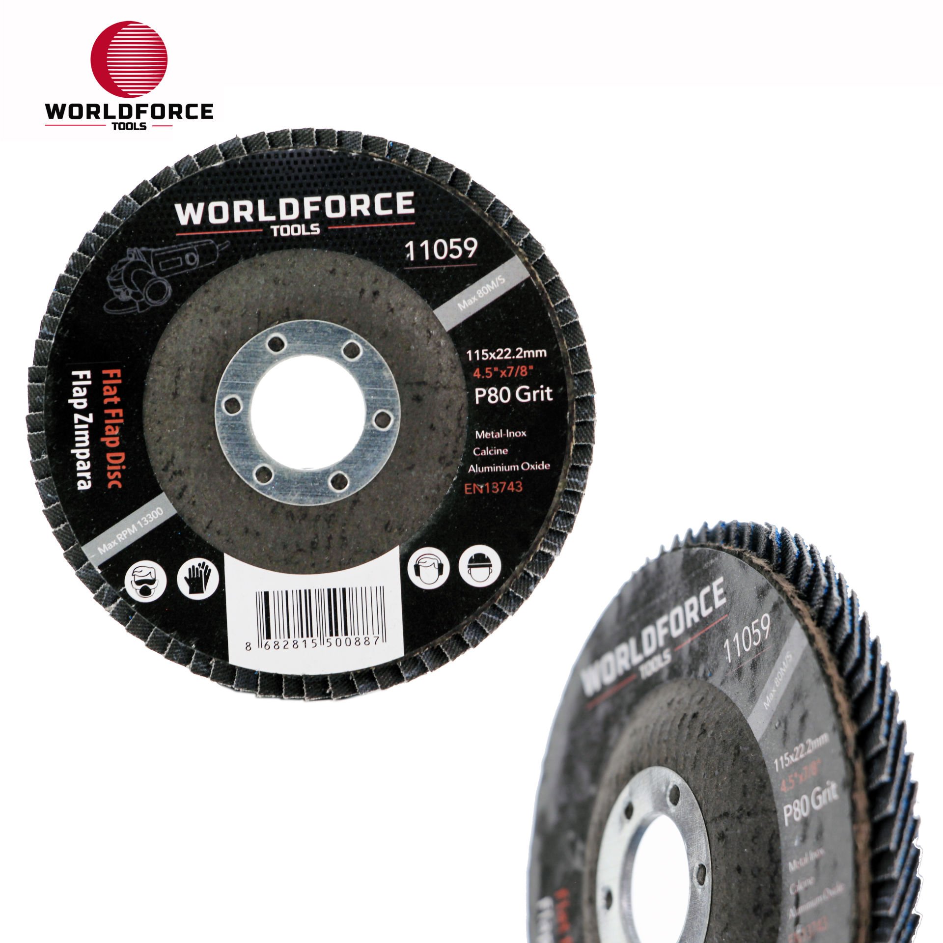 テッタラー WORLDFORCE | Flap Zımpara 115mm P80