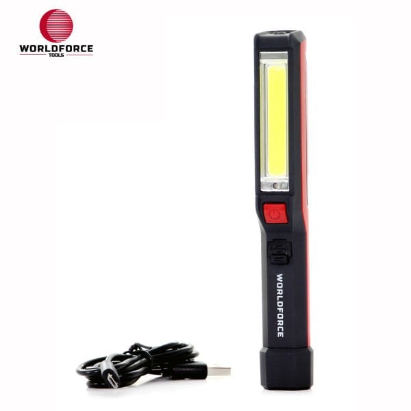 Şarjlı Cep Lambası COB Ledli 3W