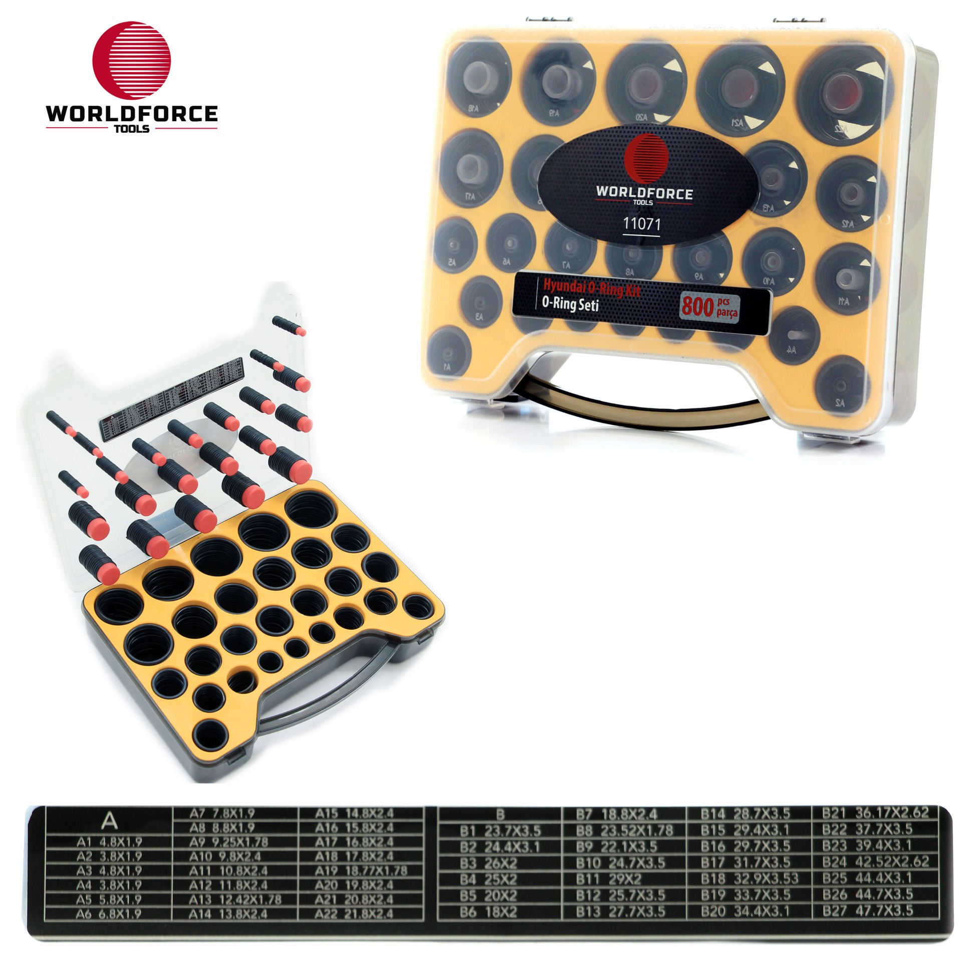 WORLDFORCE | O-Ring Seti 800 Parça