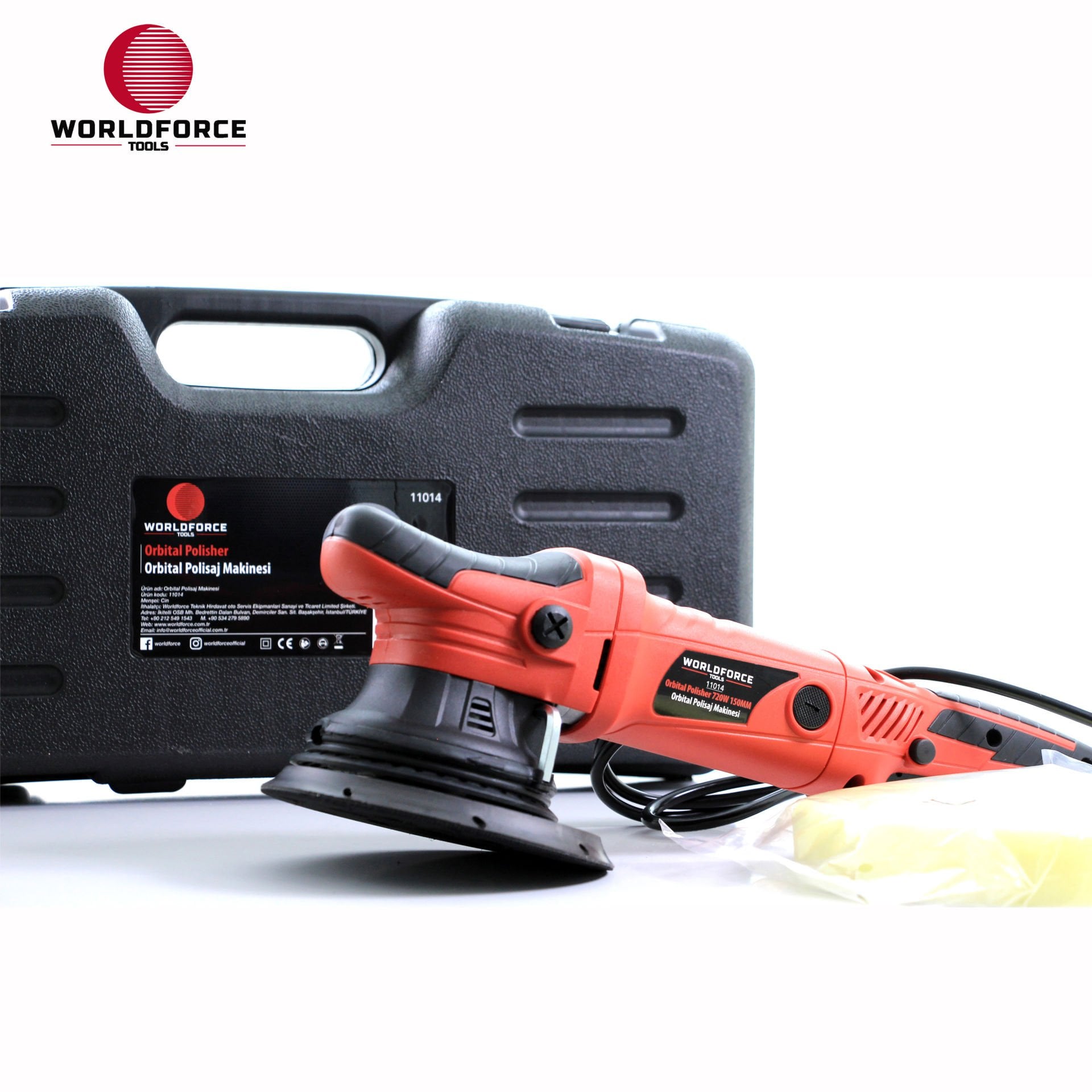 Orbital Polisaj Makinesi (220V, 720W, 2100-5000rpm, 150мм)
