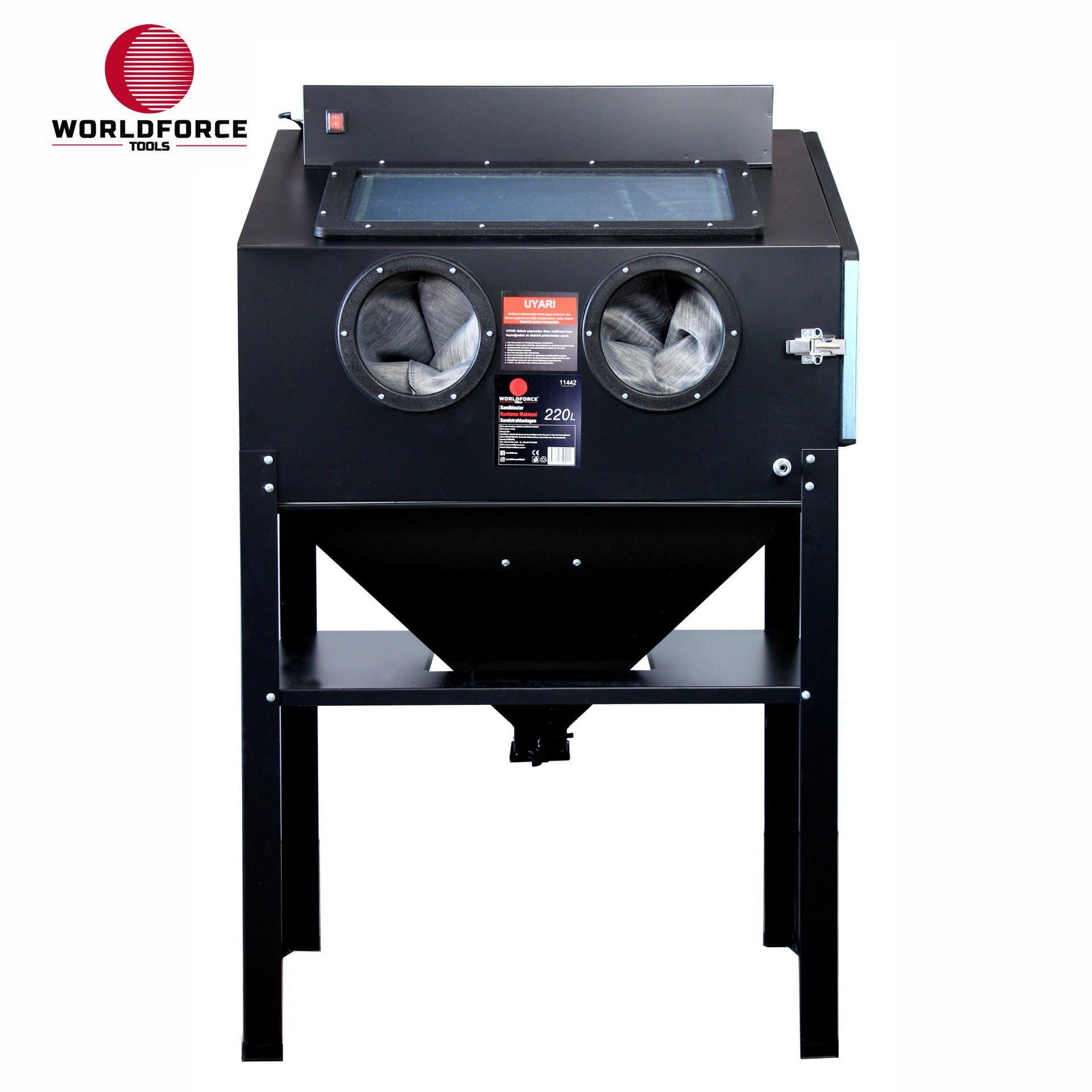 Kumlama Makinesi 220 Litre Kabinli