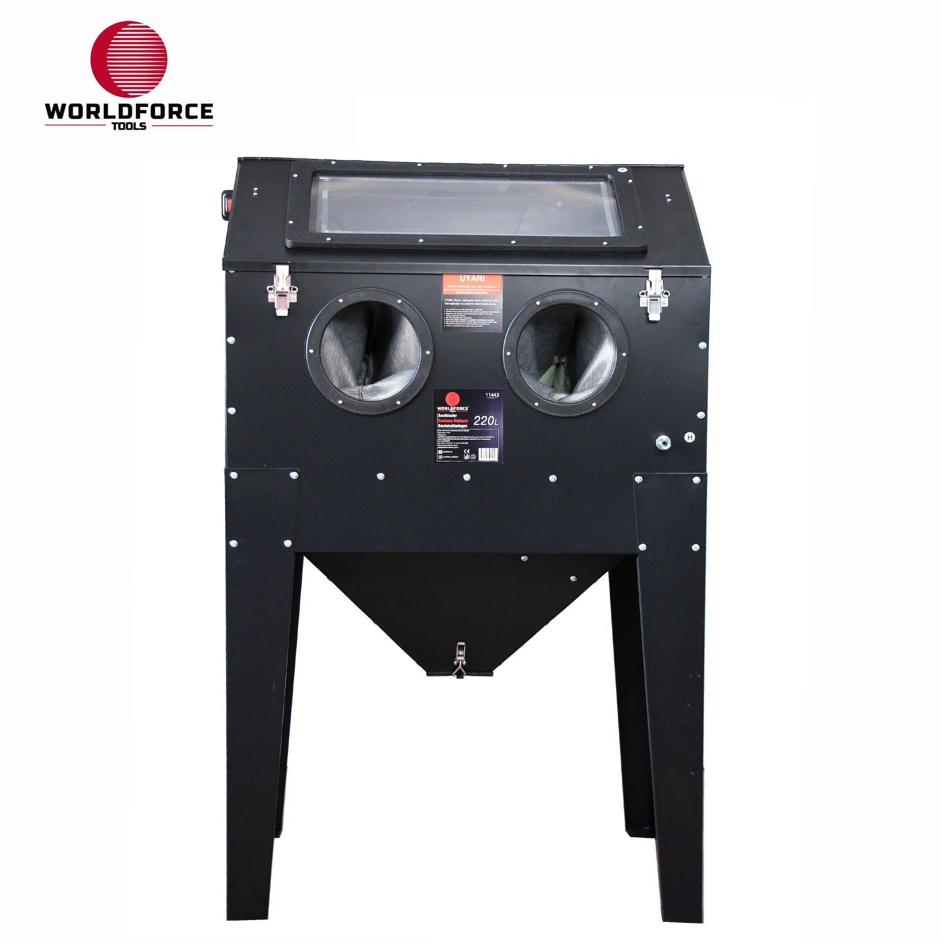 Kumlama Makinesi 220 Litre Kabinli