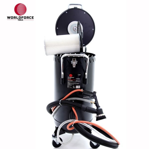 Kumlama Makinesi Vakumlu 28 Gallon Mobil 1200W