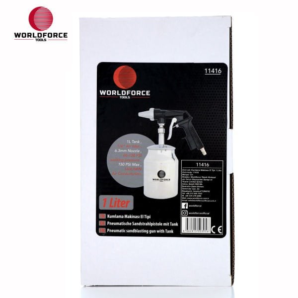 Kumlama Makinası El Tipi 1 Litre