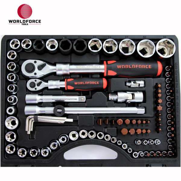 Lokma Takımı 114 Parça S-Ultra 1/4\'\'-1/2\'\' Uzatmalı Cırcır