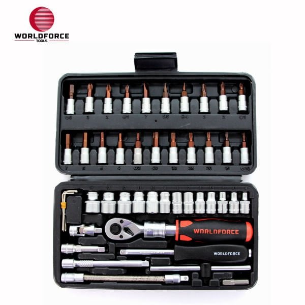 Lokma Takımı 46 Parça S-Ultra 1/4\'\' Uzatmalı Cırcır