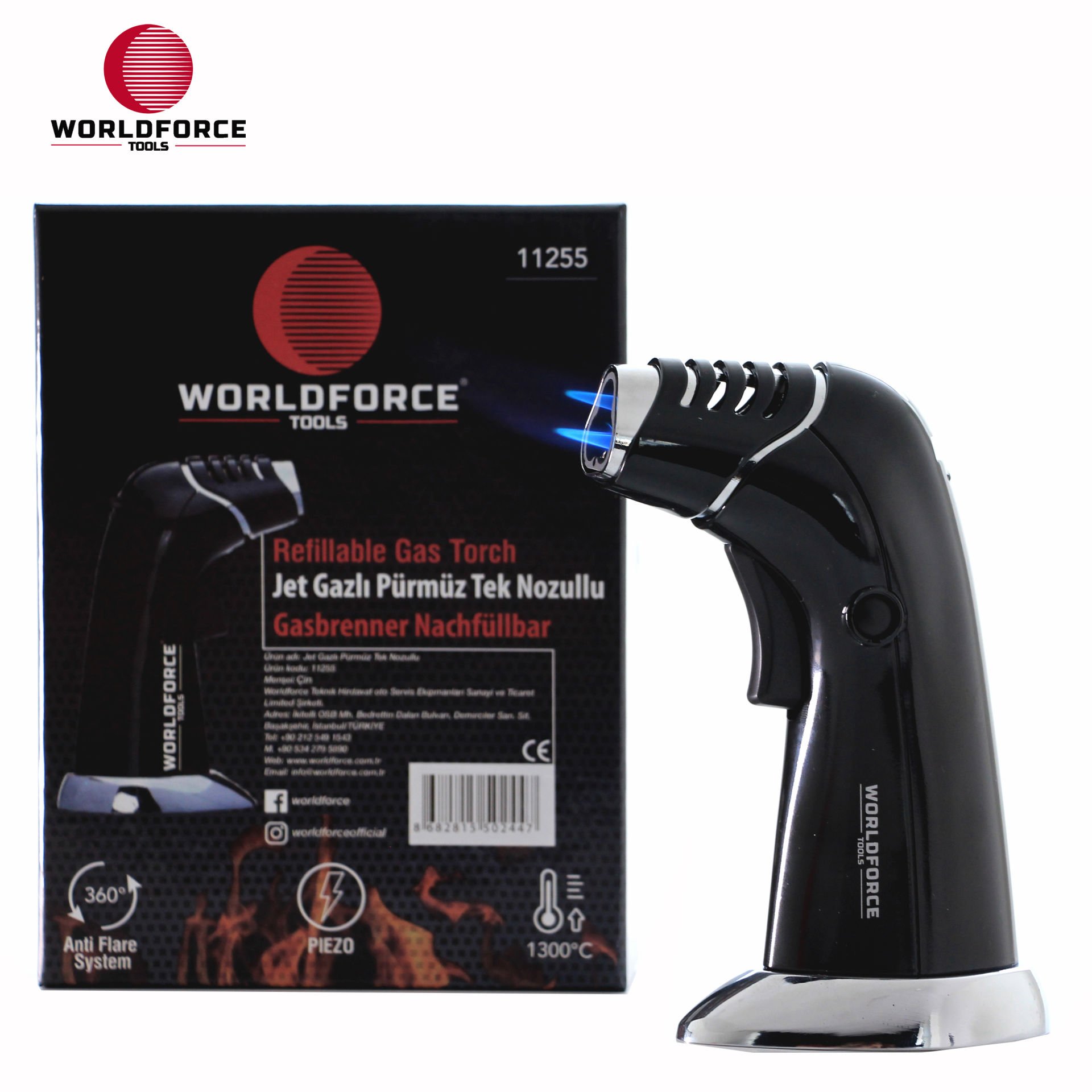 WORLDFORCE | Jet Gazlı Pürmüz Üç Nozullu