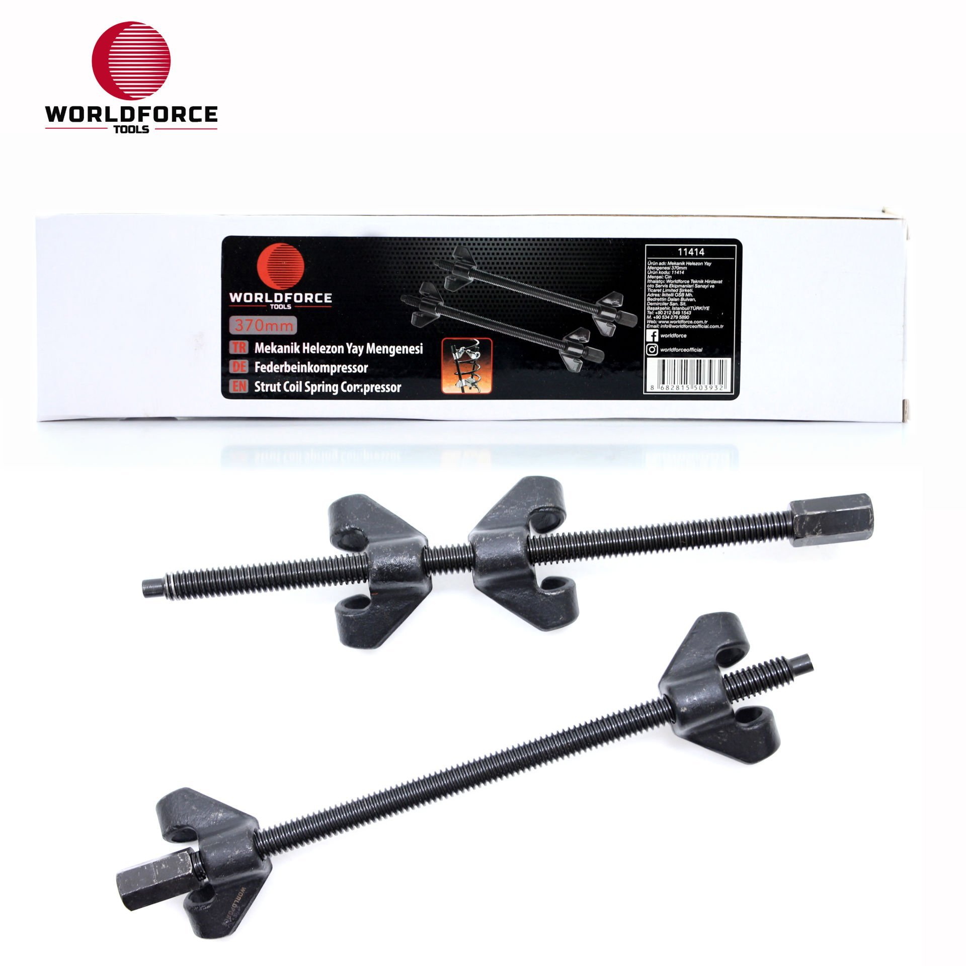 Mekanik Helezon Yay Mengenesi 370mm