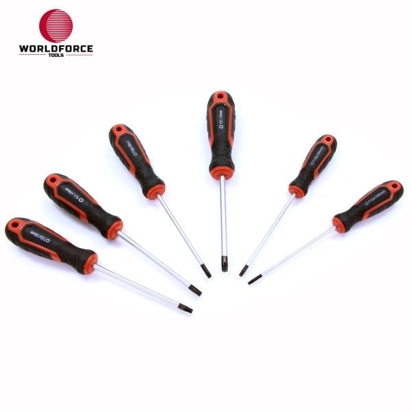 Torx Tornavida Seti 6 Parça 6150CRV (T10,T15,T20,T25,T27,T30)