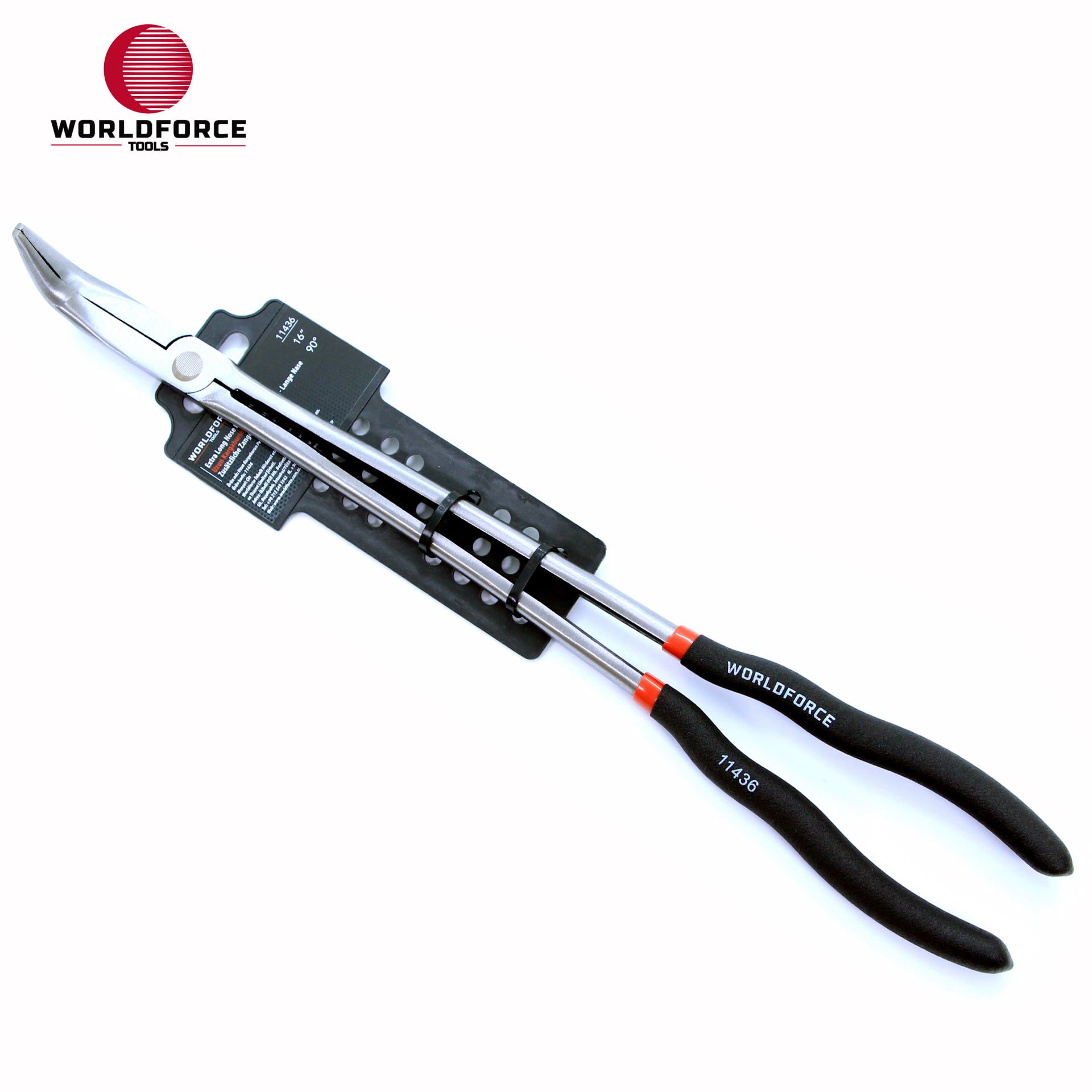 WORLDFORCE | Uzun Kargaburun Pense 16'' Kavisli 90°