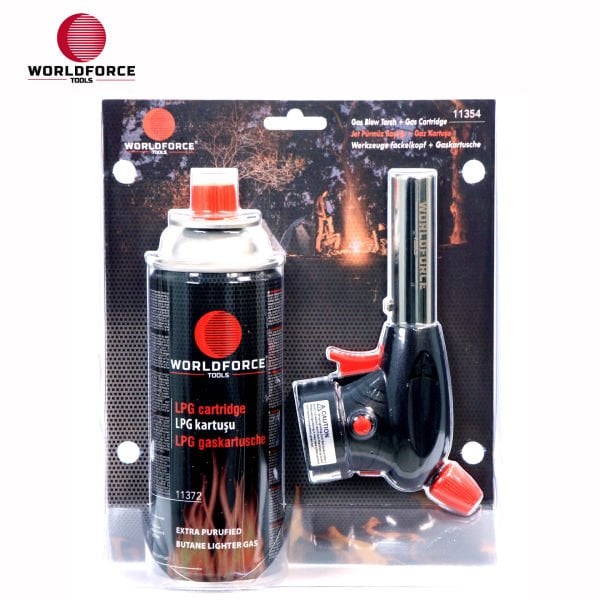 Jet Pürmüz Başlığı + LPG Gaz Kartuşu 400ml