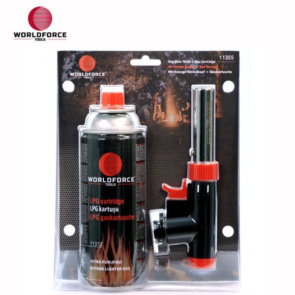 Jet Pürmüz Başlığı + LPG Gaz Kartuşu 400ml