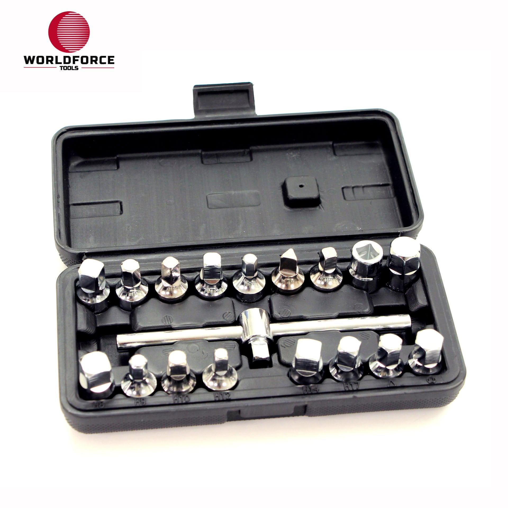 Karter Tapa Anahtar Seti 18 Parça 3/8\'\'