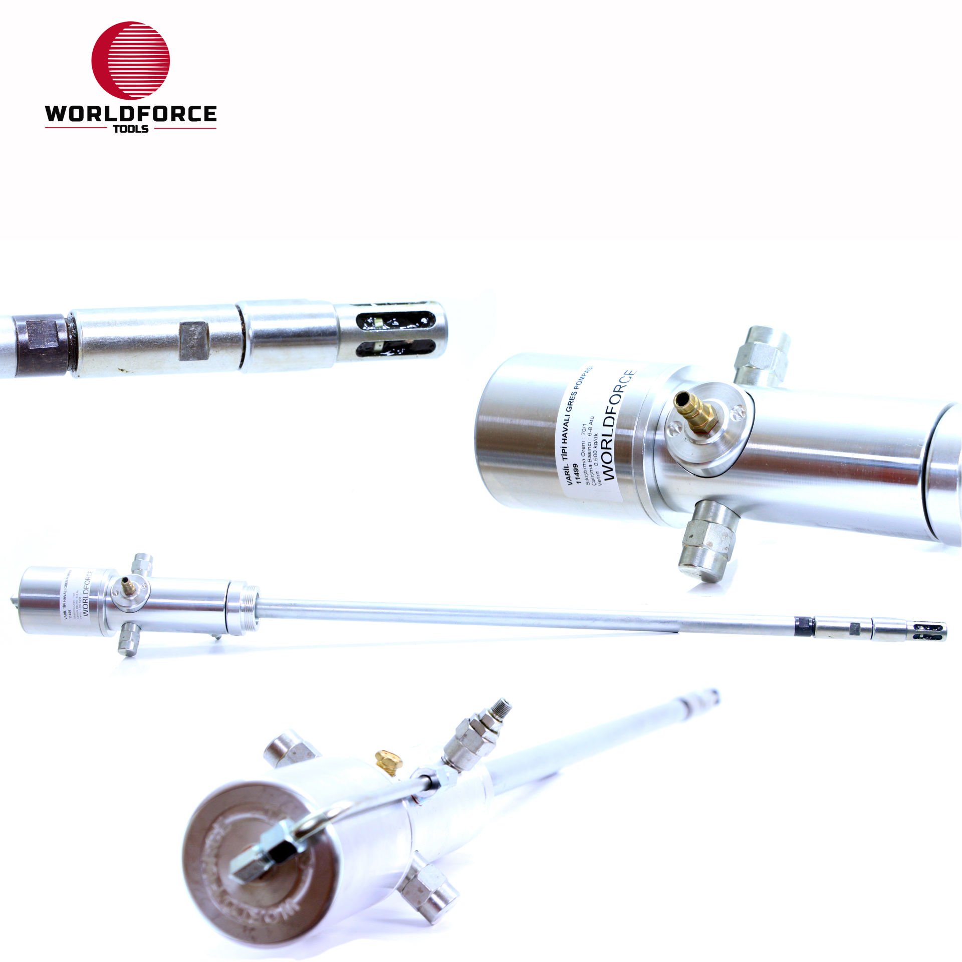 Varil Tipi Havalı Gres Pompası