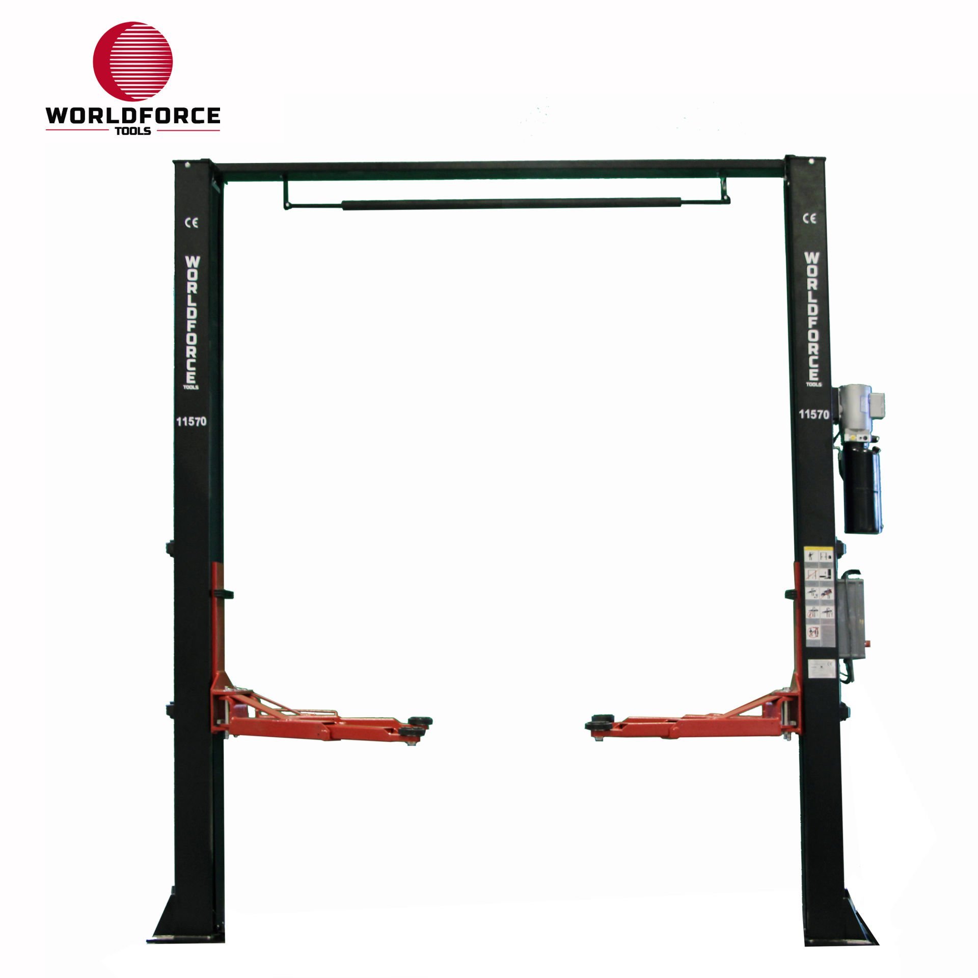 Hidrolik Lift İki Sütunlu 4 Ton 380/220V Tam Otomatik Üstten Bağlantılı