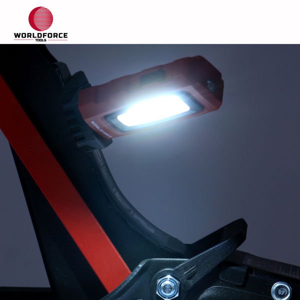 Katlanır Şarjlı El Lambası COB Ledli 800 Lm (2600 mAh)