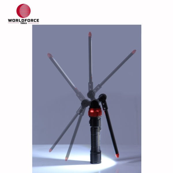 Katlanabilir Şarjlı El Lambası 360° COB Ledli 350 Lm (2200 mAh)
