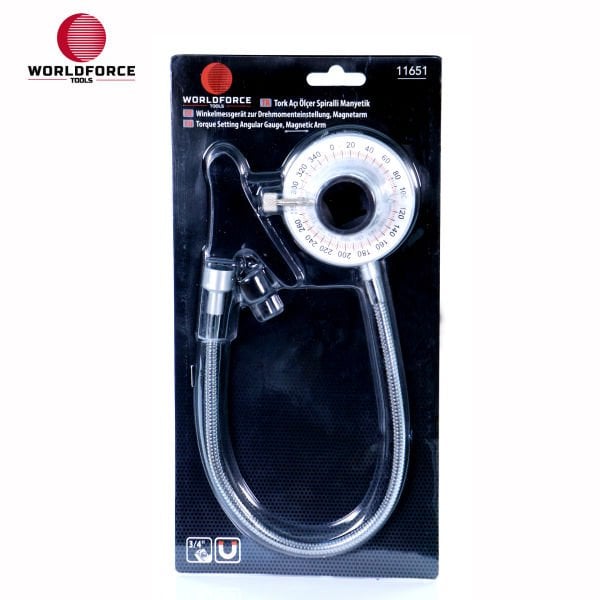 Tork Açı Ölçer Spiralli Manyetik 3/4\'\'