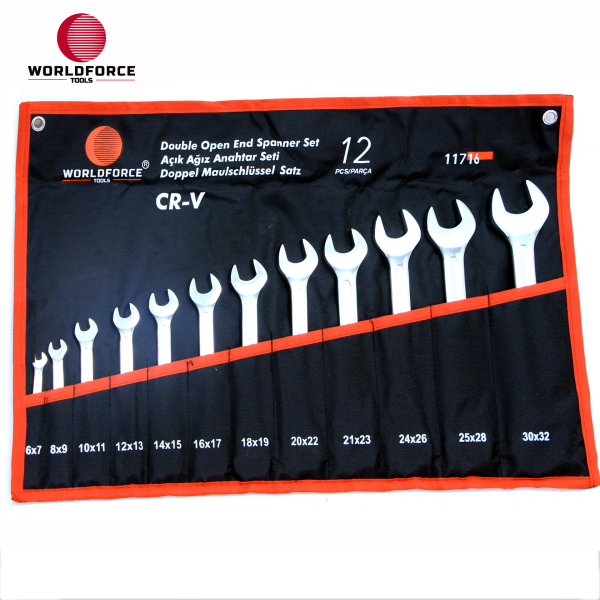 Açık Ağız Anahtar Seti 12 Parça (6x7-30x32mm)