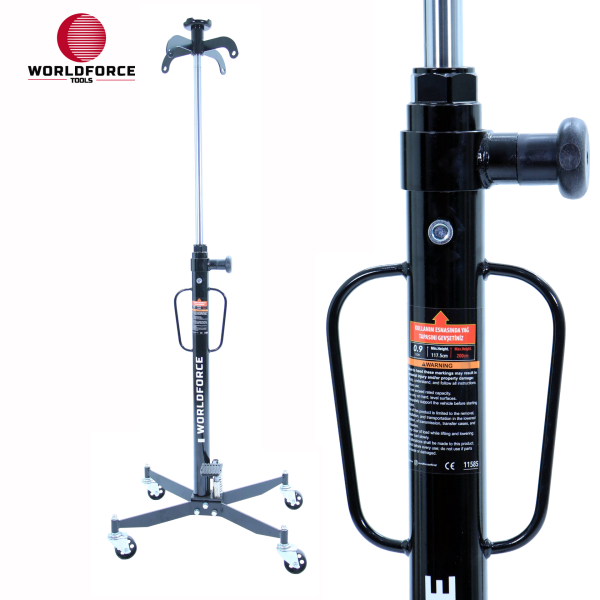 Dikey Şanzıman Krikosu Hidrolik 0.9 Ton Çift Piston