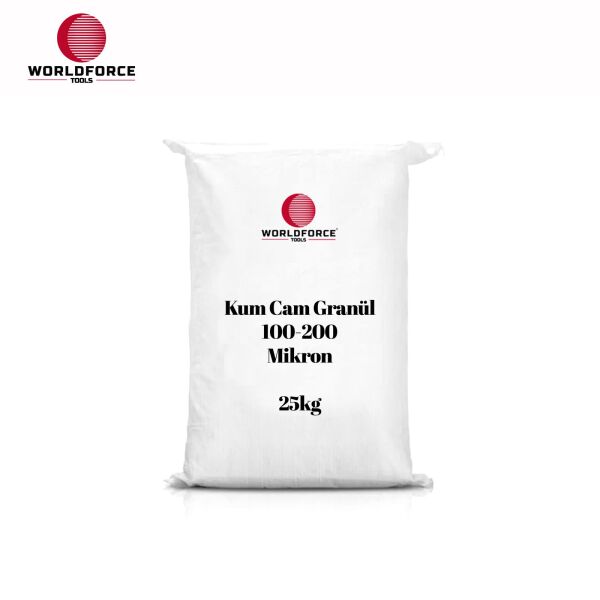 Kum Cam Granül 25 KG (100-200 Mikron)