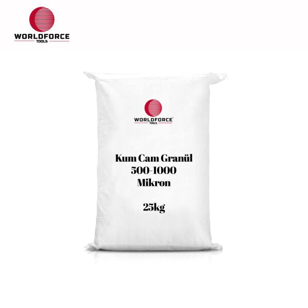 Kum Cam Granül 25 KG (500-1000 Mikron)
