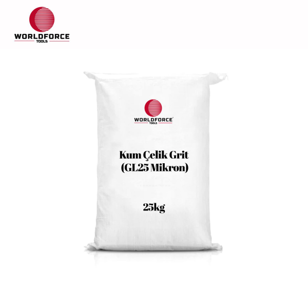 Kum Çelik Grit 25KG (GL25 Mikron)
